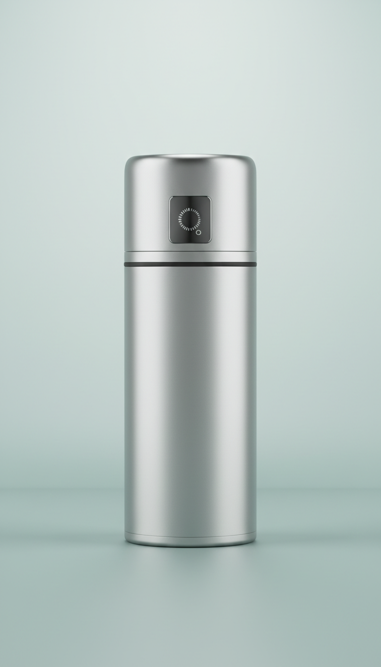 Gourde inox finition mate